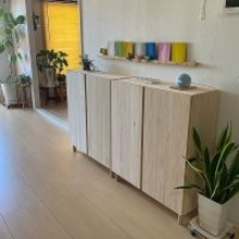 カラーや素材感で印象が変わる♪IKEAのキャビネットがある暮らしの実例6選