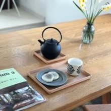 暮らしにやさしくなじむ♪無印良品の木製トレーで叶える、整った食卓とキッチン