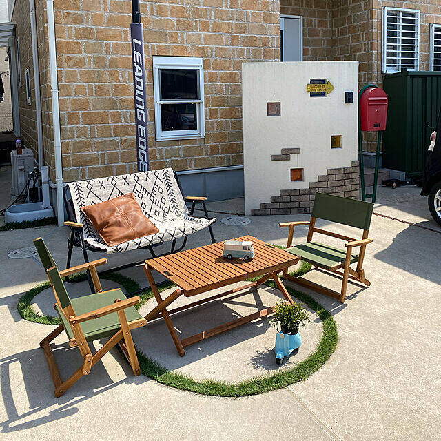 くつろぎのひととき♡ニトリのアウトドアチェアのあるお部屋