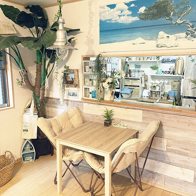 くつろぎのひととき♡ニトリのアウトドアチェアのあるお部屋