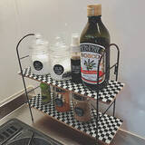 「美しい輝きをインテリアに♪ダイソーのガラスタイルを使ったリメイク&DIY」の画像2