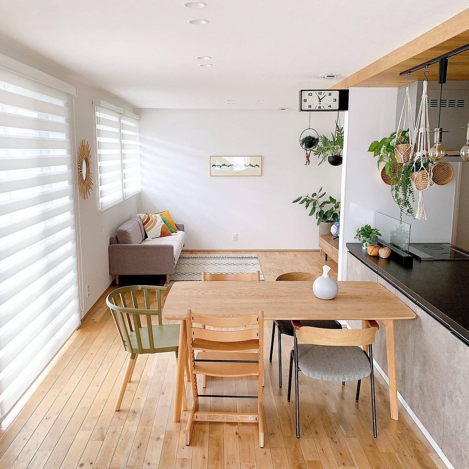 「コンパクトに暮らしに馴染む、長方形の両面時計」 by suzumaruさん