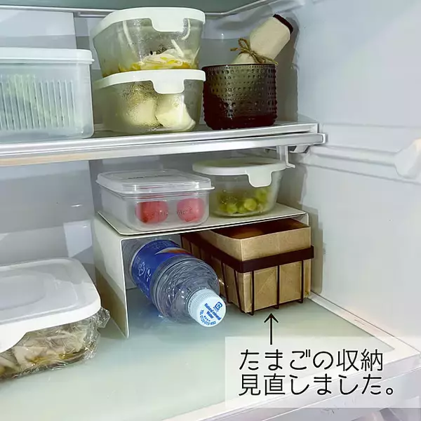 「ほしい食材がパッと見つかる！ラクチンだから続けやすい、冷蔵庫の中の収納の工夫」の画像