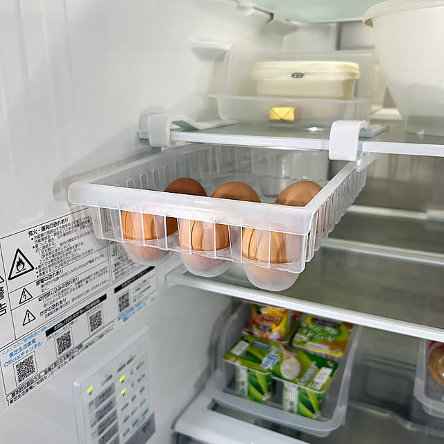 ほしい食材がパッと見つかる！ラクチンだから続けやすい、冷蔵庫の中の収納の工夫
