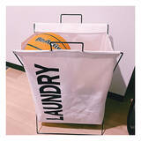 「「何かいい収納方法はないかな」と思ったら試してほしい！ダイソーのランドリーバスケット活用アイデア」の画像5