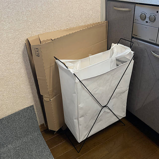 「何かいい収納方法はないかな」と思ったら試してほしい！ダイソーのランドリーバスケット活用アイデア