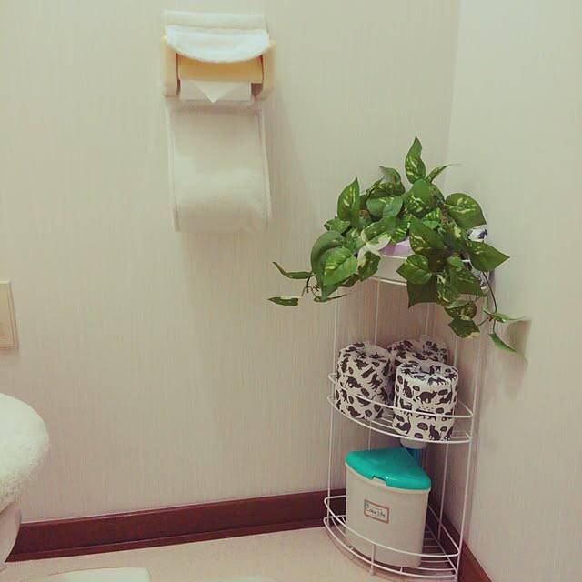水まわりや玄関、リビングでも！部屋の「角」を上手に活用できるニトリのコーナーラック