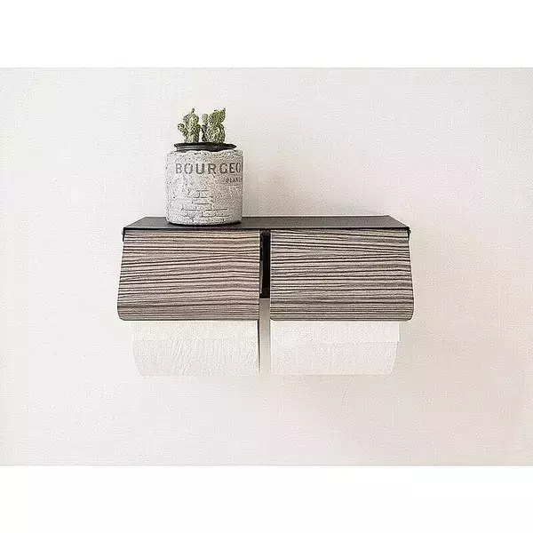 「トイレをより好みの空間にできる！トイレットペーパーホルダーの実例6選」の画像