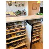 「暮らしに合わせたアイデアで使い勝手のいいスペースに♪オススメしたいキッチン収納の工夫」の画像4