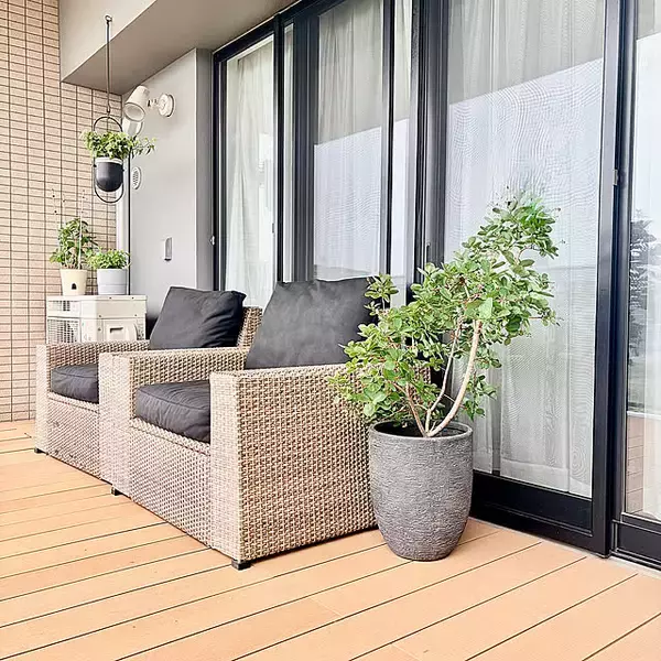 極上のプライベート空間をIKEAでつくる♡ベランダ家具でくつろぎ空間にワンランクアップ