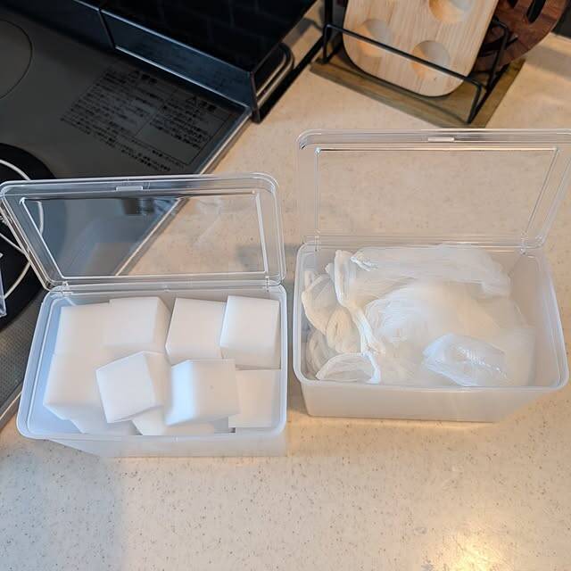 使いやすくて見た目すっきり、ストック管理もラクになる！消耗品収納が整うセリアのアイテム