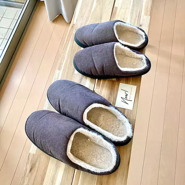 「ハイクオリティなデザインで履くのが楽しくなる♪ダイソーの高見えスリッパ・ルームシューズ」の画像