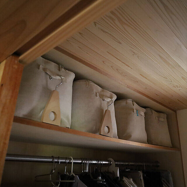 おうち中の衣類をきちんと整理♪無印良品で作る衣類収納