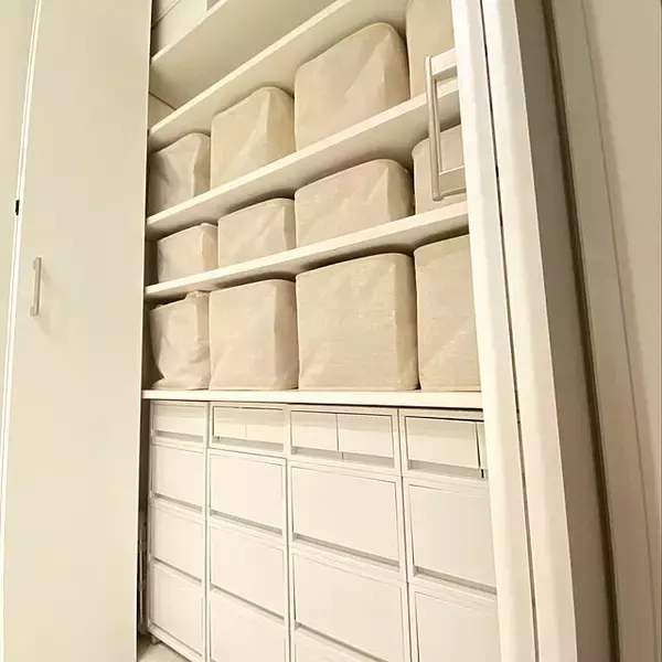 「おうち中の衣類をきちんと整理♪無印良品で作る衣類収納」の画像