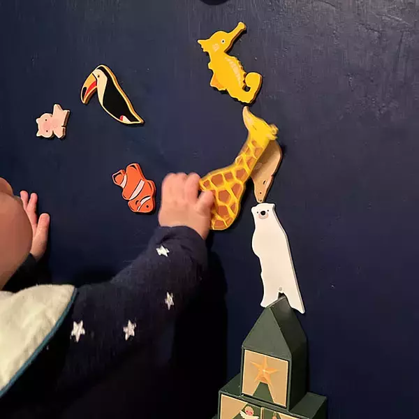 「「1STEPでサクサクつくれる、物語が動き出す木製動物マグネット」 by miri_bukkoさん」の画像