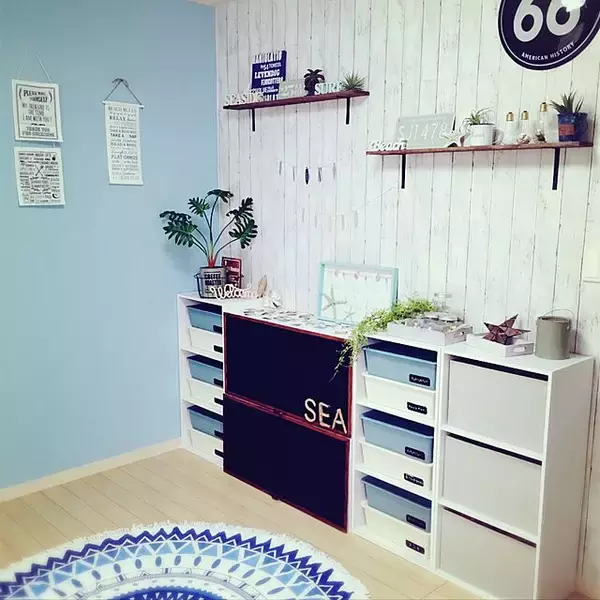 「プチプラでもっと楽しい空間に☆ダイソーアイテムのある子ども部屋」の画像