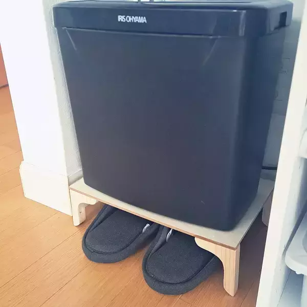 「「〇〇の下を収納に使える、ちょっとした台のつくり方」 by sakura_3さん」の画像