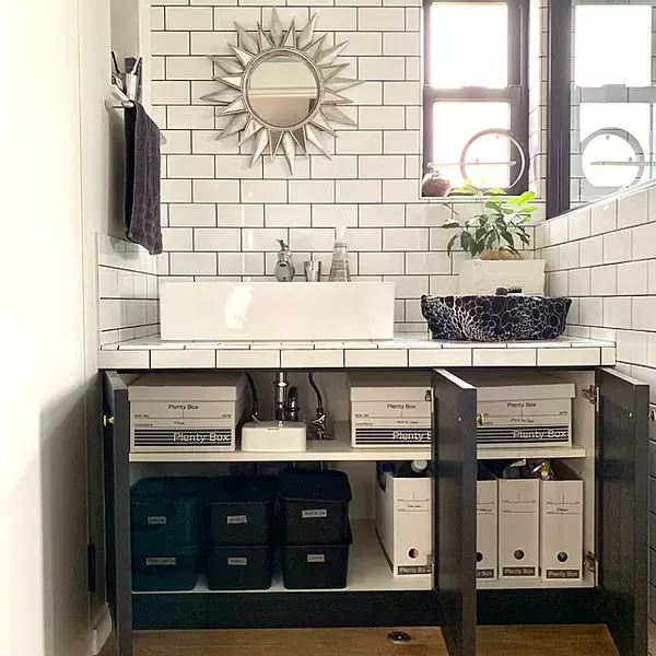 「スッキリシンプルなホテルライクに憧れる♡洗面所の整理整頓アイデア10選」の画像