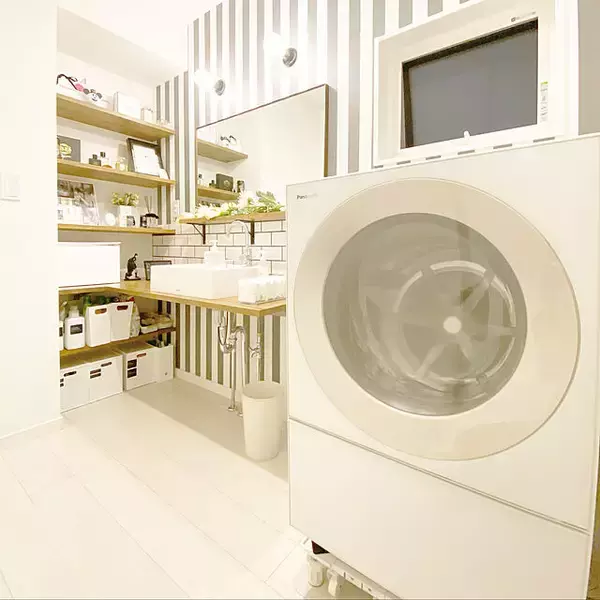 「スッキリシンプルなホテルライクに憧れる♡洗面所の整理整頓アイデア10選」の画像