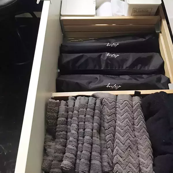 「スッキリシンプルなホテルライクに憧れる♡洗面所の整理整頓アイデア10選」の画像