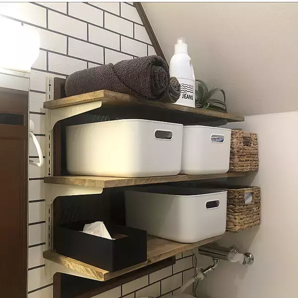 「スッキリシンプルなホテルライクに憧れる♡洗面所の整理整頓アイデア10選」の画像