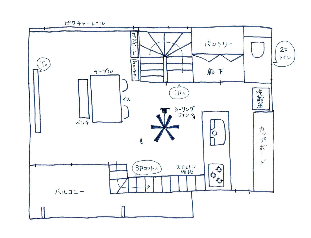 「幸せな時間を共有する、コモンズのようなオープンキッチン」 by non_ko..さん
