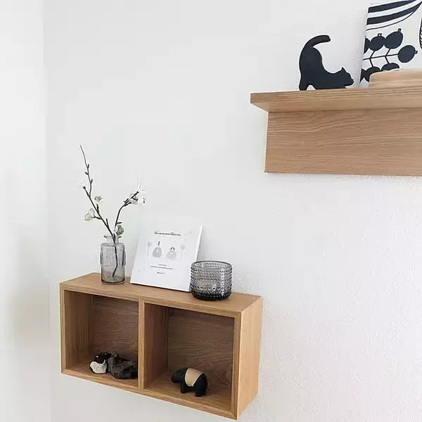 「収納もディスプレイも欲しかったが叶う！ニトリのウォールシェルフ活用アイディア」の画像