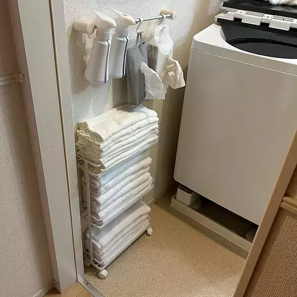 「収納スペースが増えてスッキリ♪おすすめのスリムワゴンご紹介します」の画像
