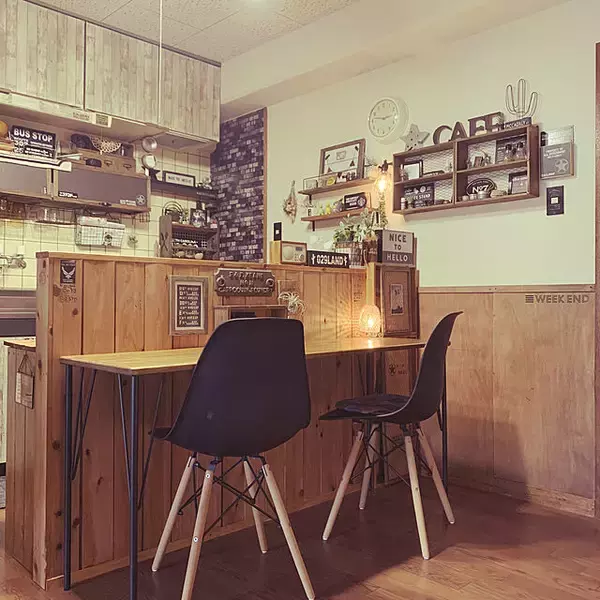 「自分好みのインテリア作りに挑戦！ダイニングのDIY実例集」の画像