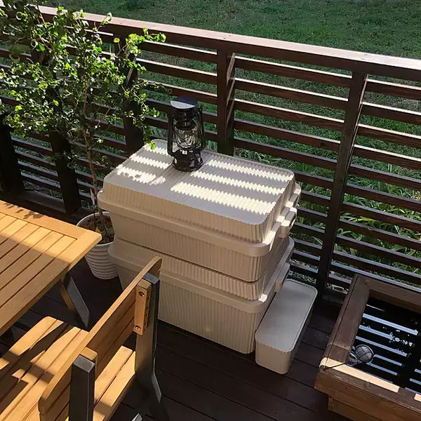 「お部屋の統一感もアップ♪積み重ねてキレイに収まるスタッキングアイテム」の画像