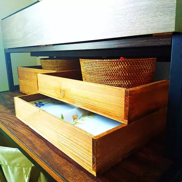 「お部屋の統一感もアップ♪積み重ねてキレイに収まるスタッキングアイテム」の画像