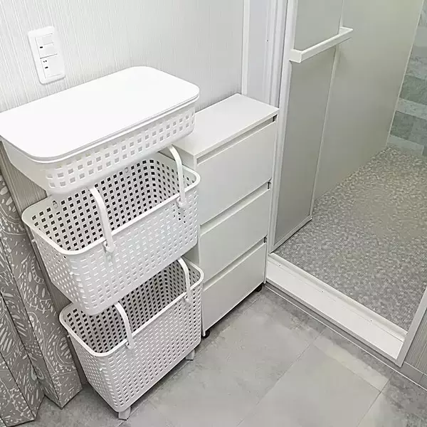 「お部屋の統一感もアップ♪積み重ねてキレイに収まるスタッキングアイテム」の画像