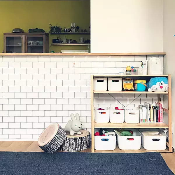 「子どもも大人も使いやすい！みんなが笑顔になるおもちゃ収納の作り方」の画像