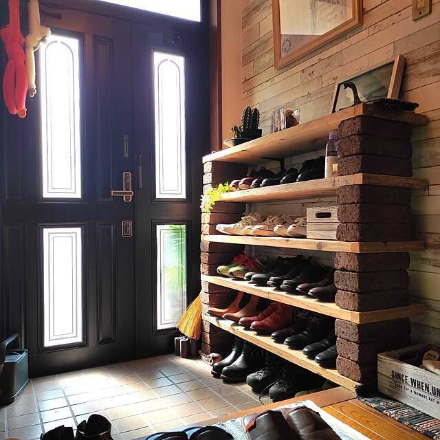 お庭ではもちろん室内でも活用できる！ナチュラル感が魅力のレンガDIY