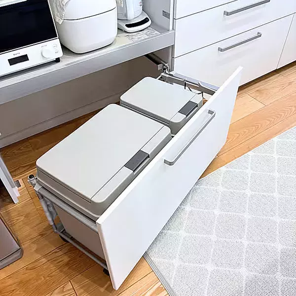 ちょっとの工夫でどこ置く問題を解決！家事効率もアップするゴミ箱の置き方アイディア