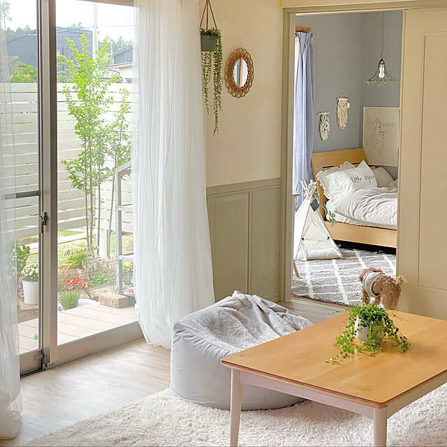 居心地抜群のリラックス空間を作る。ニトリのビーズソファがあるお部屋6選