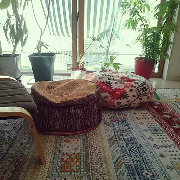 「居心地抜群のリラックス空間を作る。ニトリのビーズソファがあるお部屋6選」の画像