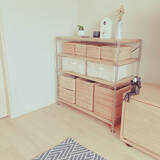 「リビングからキッチン、子ども部屋まで！無印良品「ステンレスワイヤーシェルフ」収納実例」の画像2