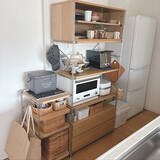 「リビングからキッチン、子ども部屋まで！無印良品「ステンレスワイヤーシェルフ」収納実例」の画像7