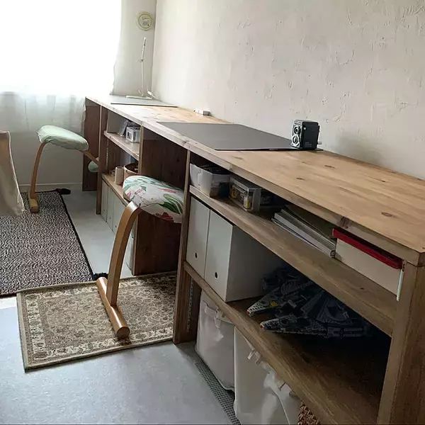 「作業もぐっとはかどりそう♡チャレンジしてみたいデスクのDIY実例」の画像