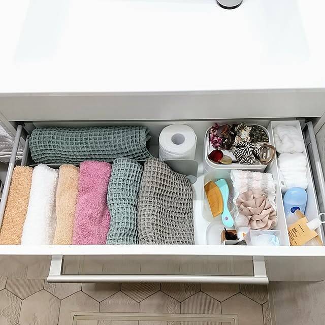 出し入れスムーズで時短にもつながる！参考にしたいタオル収納のアイデア集