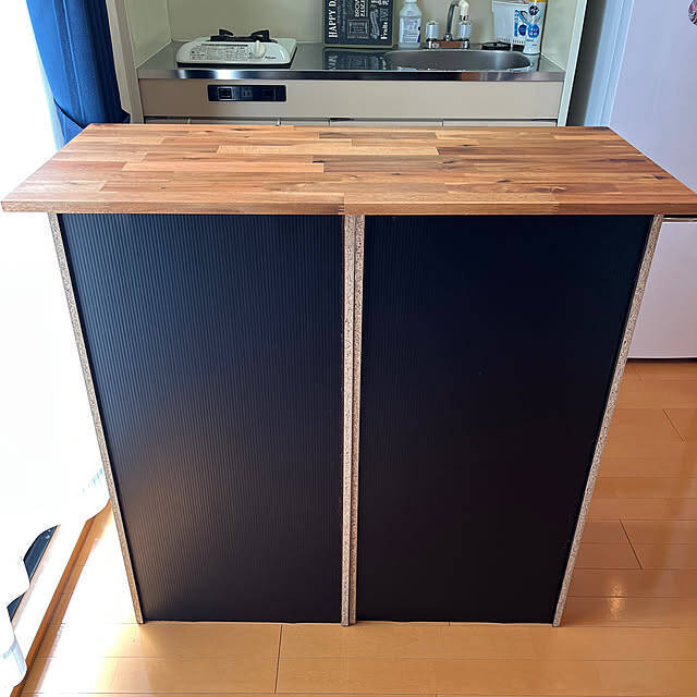 お部屋の雰囲気もワンランクアップ♪実用的でインテリアとしても楽しめるキッチンカウンターのDIY実例