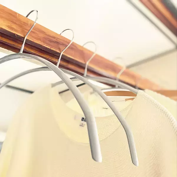「コスパ抜群！そろえて使いやすい、収納から洗濯まで大活躍する100均ハンガー」の画像
