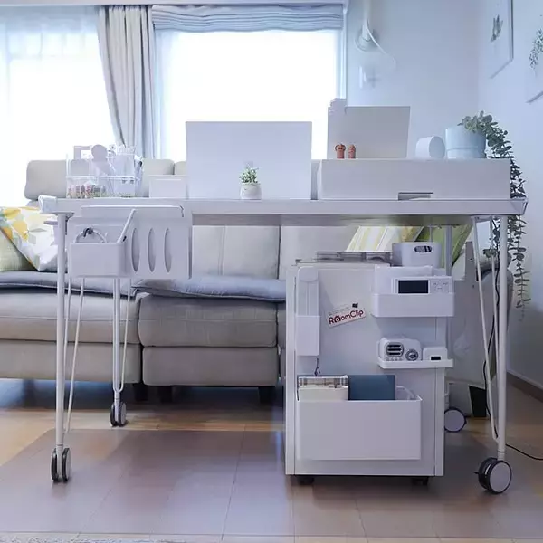 「作業効率がぐんと上がる！生活スタイルに合わせて整える、デスク周りの収納アイデア6選」の画像