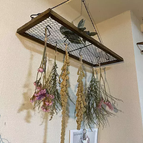 「扱いやすい人気の素材☆参考にしたいワイヤーネットを使ったDIY」の画像