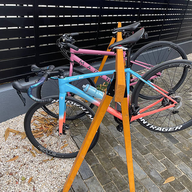 自転車の定位置決定♪邪魔にならない自転車の置き方アイデア