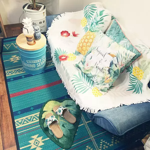 「ニトリでそろう♪夏を感じる涼しげアイテムを取り入れたお部屋♡」の画像