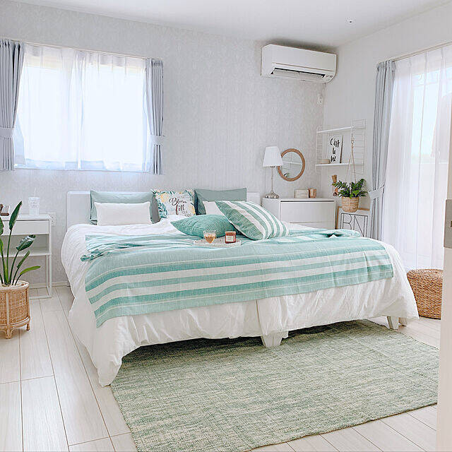 ニトリでそろう♪夏を感じる涼しげアイテムを取り入れたお部屋♡