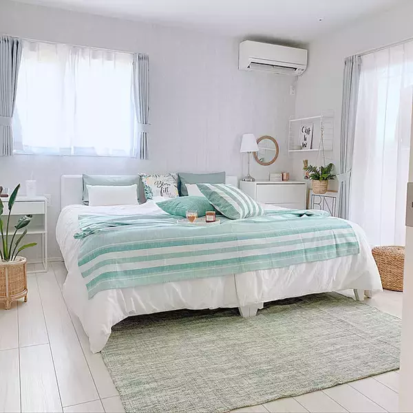 「ニトリでそろう♪夏を感じる涼しげアイテムを取り入れたお部屋♡」の画像