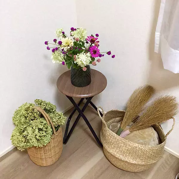 「さまざまな使い方で空間を楽しもう！IKEAのFLADISバスケット」の画像